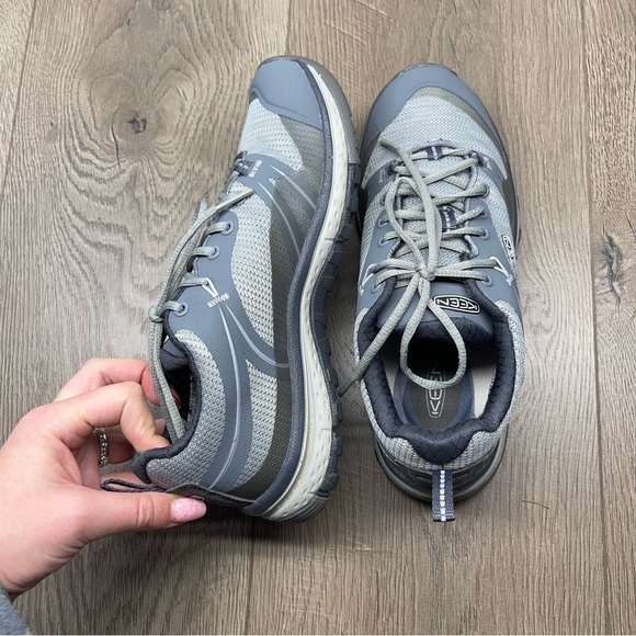 Keen Terradora Waterproof Low Top Sneakers Gray Lace Up Outdoor Shoes Size 5 - Picture 12 of 13